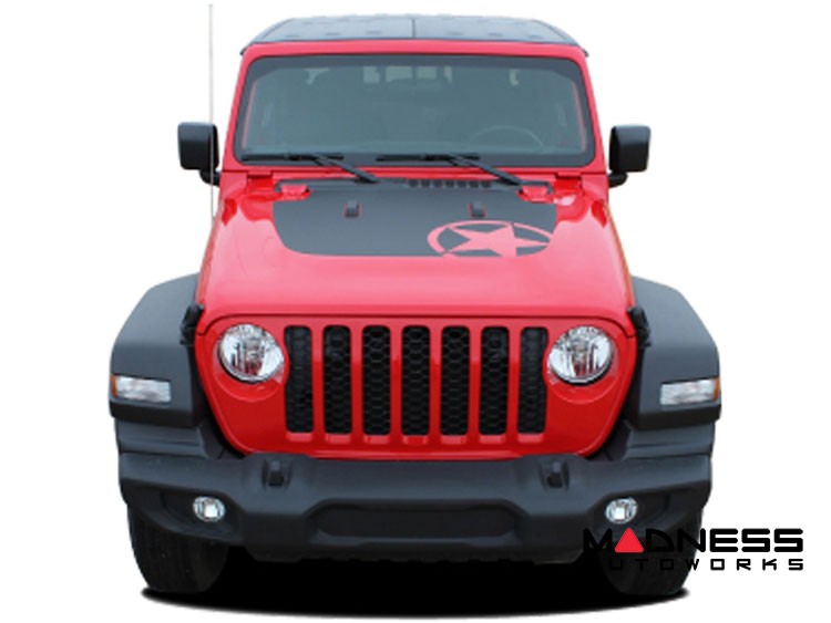 Jeep Gladiator Hood Graphic Kit Omega Star